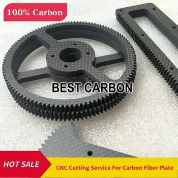 Posluga u rezanje CNC od karbonskih vlakana, list od karbonskih vlakana, laminat, središnja ploča, ploča CFK, tvrd ploča 1