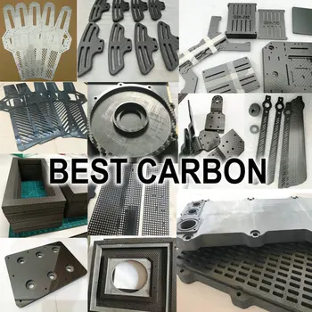Posluga u rezanje CNC od karbonskih vlakana, list od karbonskih vlakana, laminat, središnja ploča, ploča CFK, tvrd ploča 5