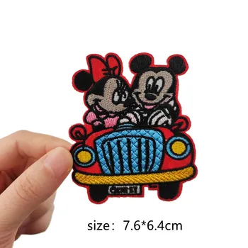 Kawai Mickey Mouse Mickey Minnie Tkanina Tijesto Dvorac Ukrašavanja Odjeće Glačalo na Нашивках Vez Нашивки za Odjeću 3