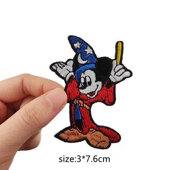 Kawai Mickey Mouse Mickey Minnie Tkanina Tijesto Dvorac Ukrašavanja Odjeće Glačalo na Нашивках Vez Нашивки za Odjeću 5