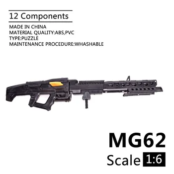 1:6 Skala MG62 Mitraljez Oružje Model Plastični Model Zagonetke za 12-Inčni Figurice Vojnika