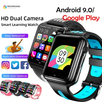 Android 9,0 Smart 4G Udaljena Kamera, GPS i WI-FI Praćenje Pozicioniranje Djeca Student Google Play Bluetooth Pametni Sat video poziv Telefon Sat