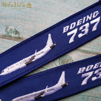 MiFaViPa 3 KOM. Tamno-plavi Privjesak za ključeve Zrakoplov Boeing 737 Privjesak Modni Nakit Pilot Pilota posade Zrakoplova Zrakoplov Sleutelhanger 4