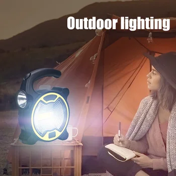 Mini Svjetiljka S Baterijskim Napajanjem COB Light Panik Lampa Led Radno Svjetlo 2 Načina Prijenosni Vanjski Kamp Svjetlo dodatna Oprema Za Rasvjetu 1