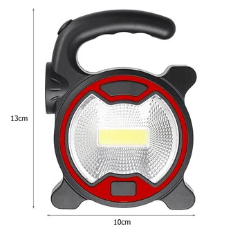 Mini Svjetiljka S Baterijskim Napajanjem COB Light Panik Lampa Led Radno Svjetlo 2 Načina Prijenosni Vanjski Kamp Svjetlo dodatna Oprema Za Rasvjetu 5