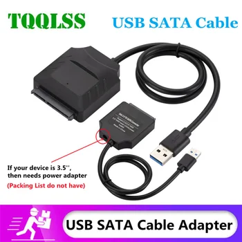 USB na SATA 3 Sata Kabel na USB 3.0 Kabel adapter Podrška 22Pin 2,5 3,5 inča Vanjski hard disk SSD Hard Disk Računalni Priključak