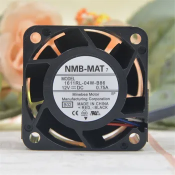 NMB-MAT 12V 0.75 A 1611RL-04W-B86 4028 40 MM 4 CM 40 * 40 * 28 mm 1U 2U server Velike snage ventilatora ventilator 4pin 2