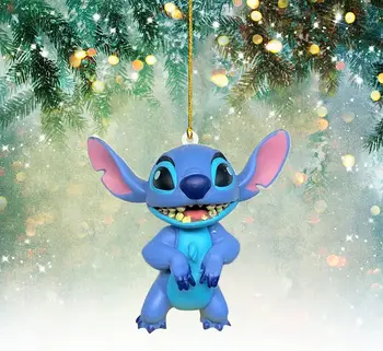 Disney Božić Privjesak Privjesak Nakit Lilo i Stitch Smještaj Ukras Za Zurke Navidad Božićno Lutka Božićne Božićnih Ukrasa 5