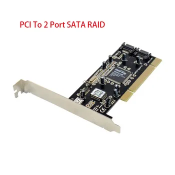 PCI DO 2 Lukama SATA RAID Kontroler Kartice Sil3112 chipset SATA PCI Serial ATA Host Kontroler Karticu Adapter Za Desktop Računala 0