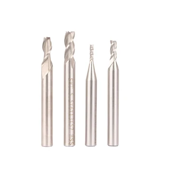 skup utični šikare od 10 komada 2-10 mm HSS 2 3 4 glodanje žljebova oštrice CNC bušilica za električni alat 4