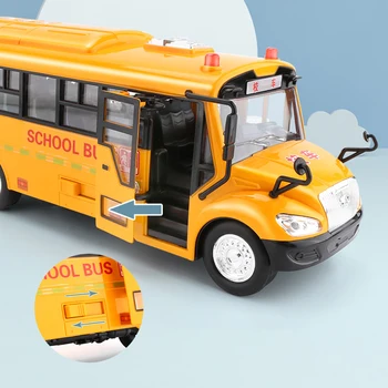 Modeliranje Veliki Inercije Školski Autobus Plišani Autobus Školski Autobus Model Autobusa Lagani Automobil Igračka Dječje Obrazovne Interaktivna Igračka Darove Dječaka 3