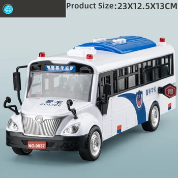 Modeliranje Veliki Inercije Školski Autobus Plišani Autobus Školski Autobus Model Autobusa Lagani Automobil Igračka Dječje Obrazovne Interaktivna Igračka Darove Dječaka 4