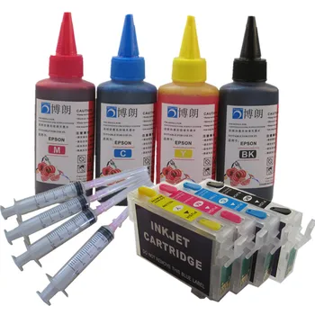 Komplet tinti za točenje T0711 711 Višekratnu upotrebu ink cartridge EPSON SX215 SX218 SX400 SX405 WiFi SX410 SX415 SX510W SX515W tinta za pisač