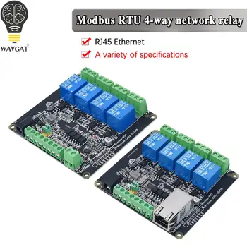 WAVGAT RJ45 485 RTU 4-полосное releja Modbus izlaz 4-sistemski prekidač ulaz Ethernet 4DI4DO 0