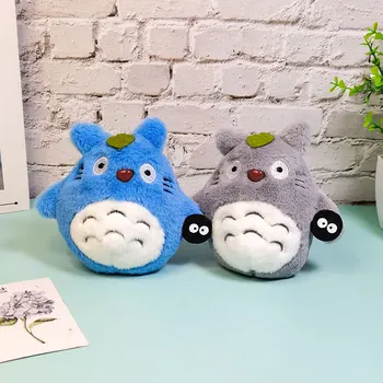 1pc Anime Mini Totoro Pliš Igračku Privjesak Za Ključeve Novi Kawai Totoro Privjesak Igračka Mekani Plišani Lutka Totoro Igračka za Djecu Poklon 3