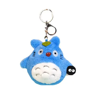 1pc Anime Mini Totoro Pliš Igračku Privjesak Za Ključeve Novi Kawai Totoro Privjesak Igračka Mekani Plišani Lutka Totoro Igračka za Djecu Poklon 4