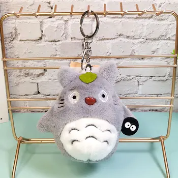 1pc Anime Mini Totoro Pliš Igračku Privjesak Za Ključeve Novi Kawai Totoro Privjesak Igračka Mekani Plišani Lutka Totoro Igračka za Djecu Poklon 5