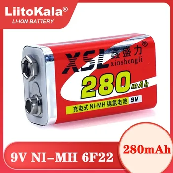 XSL Novi 9 U 6F22 280 mah Ni-MH Punjiva baterija za Dmm Mikrofon Igračka Daljinski Upravljač KTV primjena