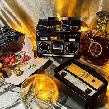 90s Radio Bum Rekvizite papper Poklon Kutija Kutija Čokolade za 80s 90s Klasicni Večernje Uređenje Hip Hop Tema Dana Rođenja Večernje Pribor 1