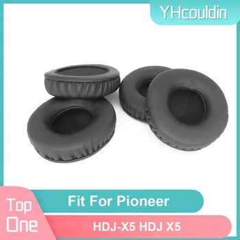 Jastučići za uši Za Pioneer HDJ-X5 HDJ X5 Slušalice Umjetne Kože Meke Jastučiće Pjena jastučići za uši Crna