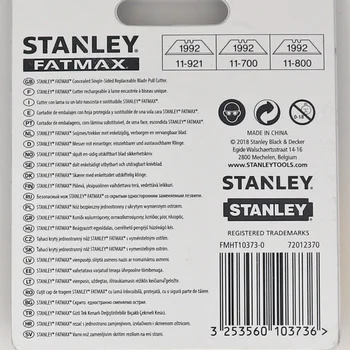 Stanley FatMax Uložak nož za otvaranje kutije kartona siguran nož za otvaranje kutije skrivene uložak nož skladištenje alata 5