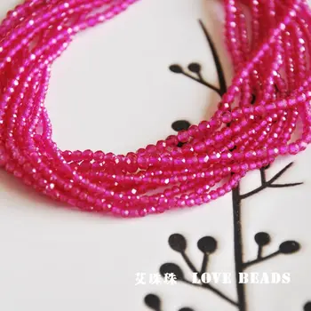 Prirodni Ružičasti Рубиновые Perle Spinel 2 mm/3 mm 7,5 cm/19 cm Cut-Perle Od Sjemena Izrada Nakita DIY za Žene 2