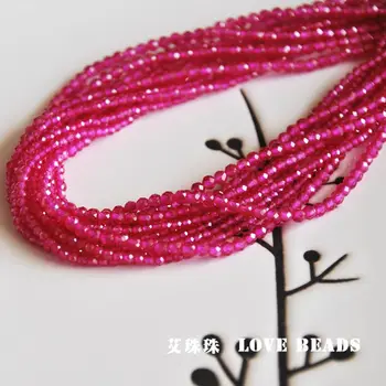 Prirodni Ružičasti Рубиновые Perle Spinel 2 mm/3 mm 7,5 cm/19 cm Cut-Perle Od Sjemena Izrada Nakita DIY za Žene 3