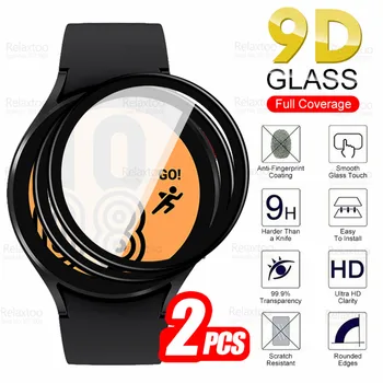 2 komada 9D Zakrivljeni Kaljeno Staklo Za Samsung Galaxy Watch 4 44 mm 40 mm Smart Watch4 44 40 MM Traka Zaštitnik Ekrana Zaštitna Folija