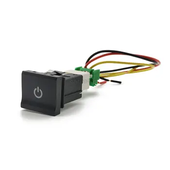 Automatski Crveni Led Lampa prekidač za Uključivanje i Isključivanje Napajanja i Kabel za VW Polo 6C 2014 2015 2016 Pribor za Automobilske Elektronike 4