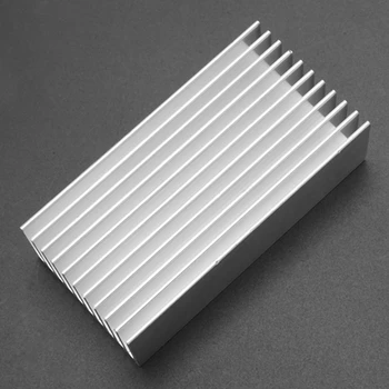 Silver Ton Aluminijski Radijator Radijator Теплоотвод 100x50x30 mm 1