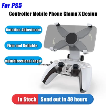 Podesiva Za Mobilni Mobitel Za Bežični Kontroler PS5, Držač Za Telefon, Nosač, Nosač Sklop za Periferne uređaje DualSense 0