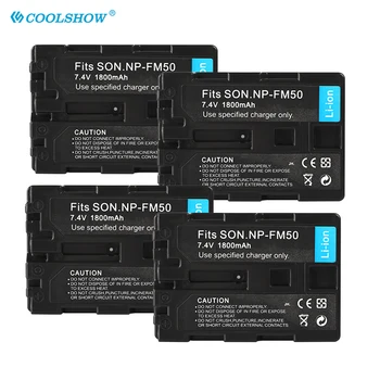 Baterija za kamere NP-FM50 za Sony DCR-PC101 A100 DCR-PC103 Serije DSLR-A100 DCR-TRV950 NP-FM51 NP-FM30 NP-FM55H Baterias