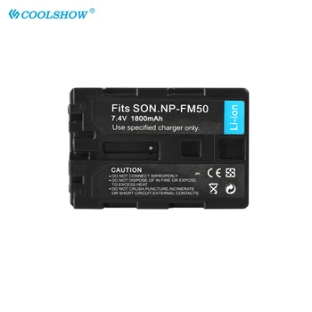 Baterija za kamere NP-FM50 za Sony DCR-PC101 A100 DCR-PC103 Serije DSLR-A100 DCR-TRV950 NP-FM51 NP-FM30 NP-FM55H Baterias 3