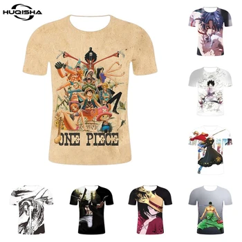 Nova Čvrsta Majica sa Slikom anime Za Dječake i Djevojčice, Dječje i Odraslog t-Shirt, 3D Svakodnevni Ljetna Muška Zabavna i Kratka Majica S Likovima iz Crtića, Majice, Majice