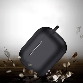 Silikonske Navlake za Apple AirPods Pro šok-dokaz Odvojivi Silikonski Rukav Bluetooth Slušalica za Air Pods A2084 A2083 Torbica 4