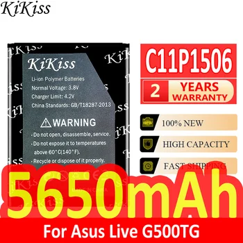 5650 mah KiKiss Moćna Baterija C11P1506 Za Asus Live G500TG ZC500TG Z00VD ZenFone Go 5,5 inča 0