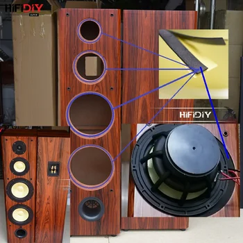 Pribor za zvučnike HIFIDIY za instalaciju svojim rukama razvodna kutija i blok zvučnika lijepljenje pjenom (širina 12 mm * debljina 1,5 mm * dužina 1 m 2