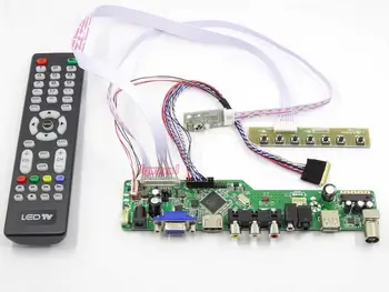 Kit naknade kontroler za HSD160PHW1-B00 TV + HDMI + VGA + AV + USB LCD display Led zaslon Vozač Naknade