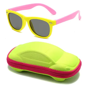 Trendy Silikonskim Sunčane Naočale Fleksibilne TR90 Naočale Za Dječake I Djevojčice UV400 i Sunčane Naočale, Zaštitne Naočale i Dar Za Djecu Dječje Naočale 4