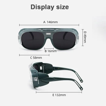 2 KOMADA zavarivanje naočale IR3.0 dizajn otporan na udarce odraza zaštita od prskanja naočale Сварочная rezanje plinski vanjska biciklistička maska za oči 4