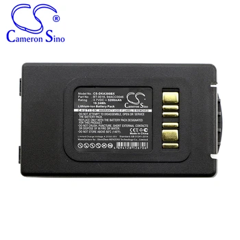 CameronSino Baterija za Datalogic Skorpio X3 X4 pogodan za Datalogic 94ACC0046 BT-0016 94ACC0048 bar kod Skener baterija 5200 mah 3,70 U 3