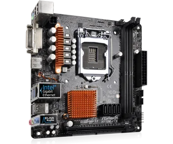 Matična ploča H110 Matična ploča ASRock H110M-ITX LGA 1151 2XDDR4 USB 3.1 SATA3 DVI-D, HDMI Mini-ITX Intel Core 6-og i 7-og generacije 2
