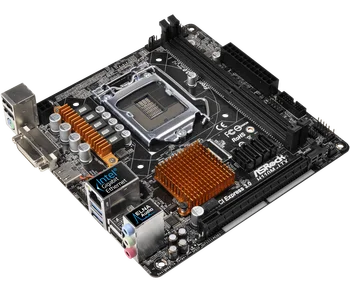 Matična ploča H110 Matična ploča ASRock H110M-ITX LGA 1151 2XDDR4 USB 3.1 SATA3 DVI-D, HDMI Mini-ITX Intel Core 6-og i 7-og generacije 3