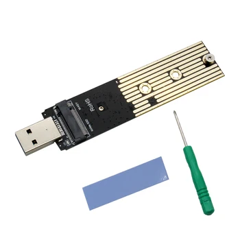 GUDGA M2 pcie Adapter Nvme do USB-A 3,0 Pretvarač Kartice 10 Gbit/s USB3.1 Gen2 Za Samsung 970 960 Intel M2 NVMe 2230 2242 2260 2280 1