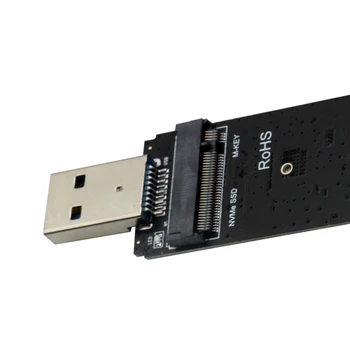 GUDGA M2 pcie Adapter Nvme do USB-A 3,0 Pretvarač Kartice 10 Gbit/s USB3.1 Gen2 Za Samsung 970 960 Intel M2 NVMe 2230 2242 2260 2280 4