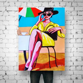 Sophia Loren Glumac Ukrasne Plakati Na Platnu Soba Caffe Bar Dekor Poklon Ispis Umjetničkih Zidne Slike 2