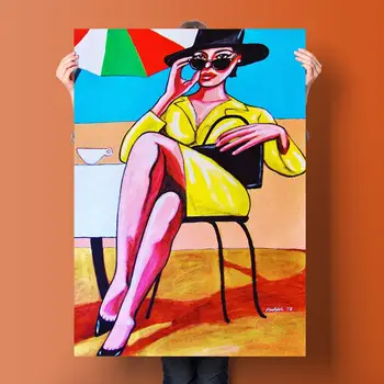 Sophia Loren Glumac Ukrasne Plakati Na Platnu Soba Caffe Bar Dekor Poklon Ispis Umjetničkih Zidne Slike 3