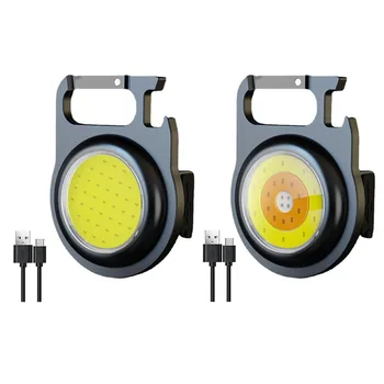 Višenamjenski LED COB Svjetiljka Privjesak Prijenosni Otvarač za Boce za Vanjsku Kampiranje u Nuždi Marširati rad Svjetlo Vadičep 0