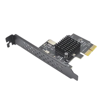 NOVA Dodatna kartica PCI Express 3.0 X2 USB 3.1 TYPE-E Karticu PCIe Prednji adapter Type-C Riser Type-E USB3.1 A-KEY 10 Gbit/s Kartica za proširenje 2