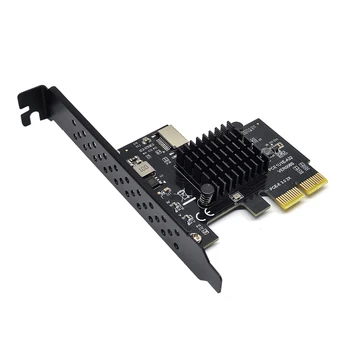 NOVA Dodatna kartica PCI Express 3.0 X2 USB 3.1 TYPE-E Karticu PCIe Prednji adapter Type-C Riser Type-E USB3.1 A-KEY 10 Gbit/s Kartica za proširenje 5